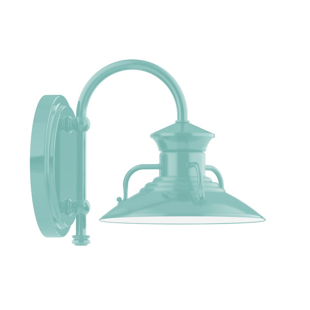 8" Homestead Shade, Wall Mount Sconce, Sea Green - SCB140-48