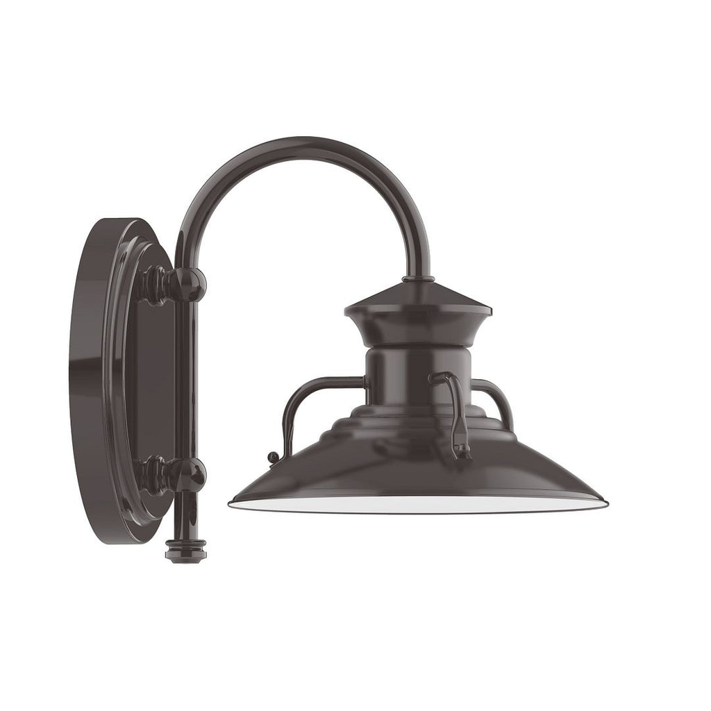 8" Homestead Shade, Wall Mount Sconce, Architectural Bronze - SCB140-51