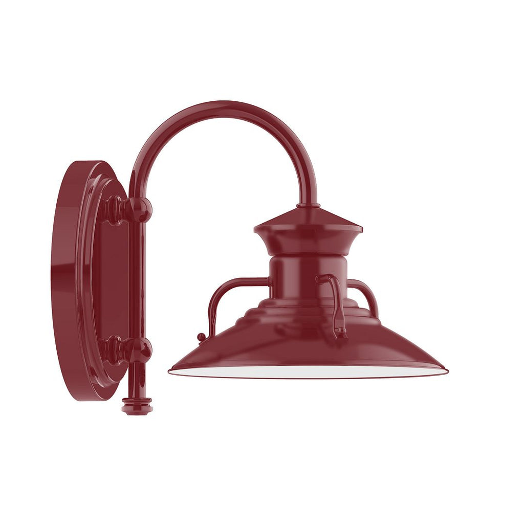 8" Homestead Shade, Wall Mount Sconce, Barn Red - SCB140-55