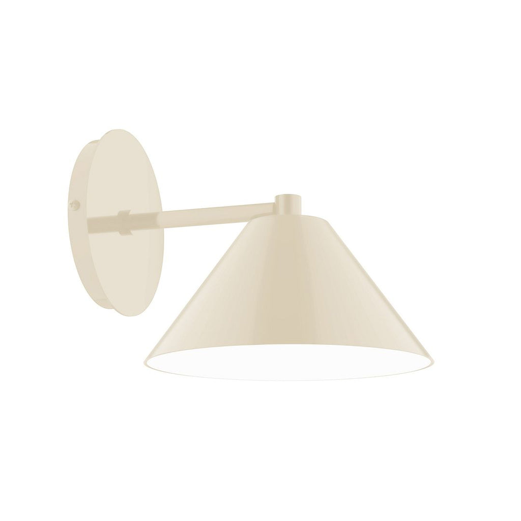 8" Axis Mini Cone Wall Sconce, Cream - SCK421-16