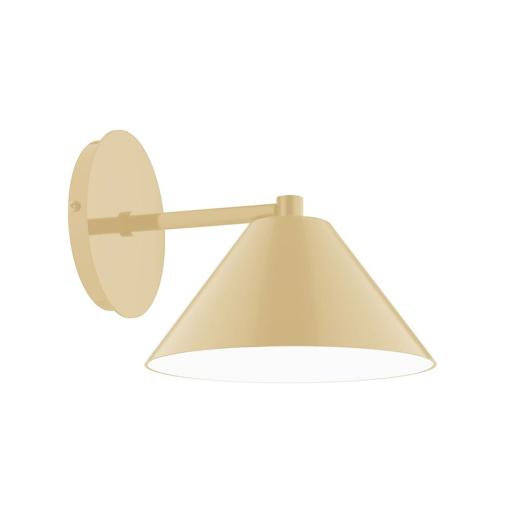 8" Axis Mini Cone Wall Sconce, Ivory - SCK421-17