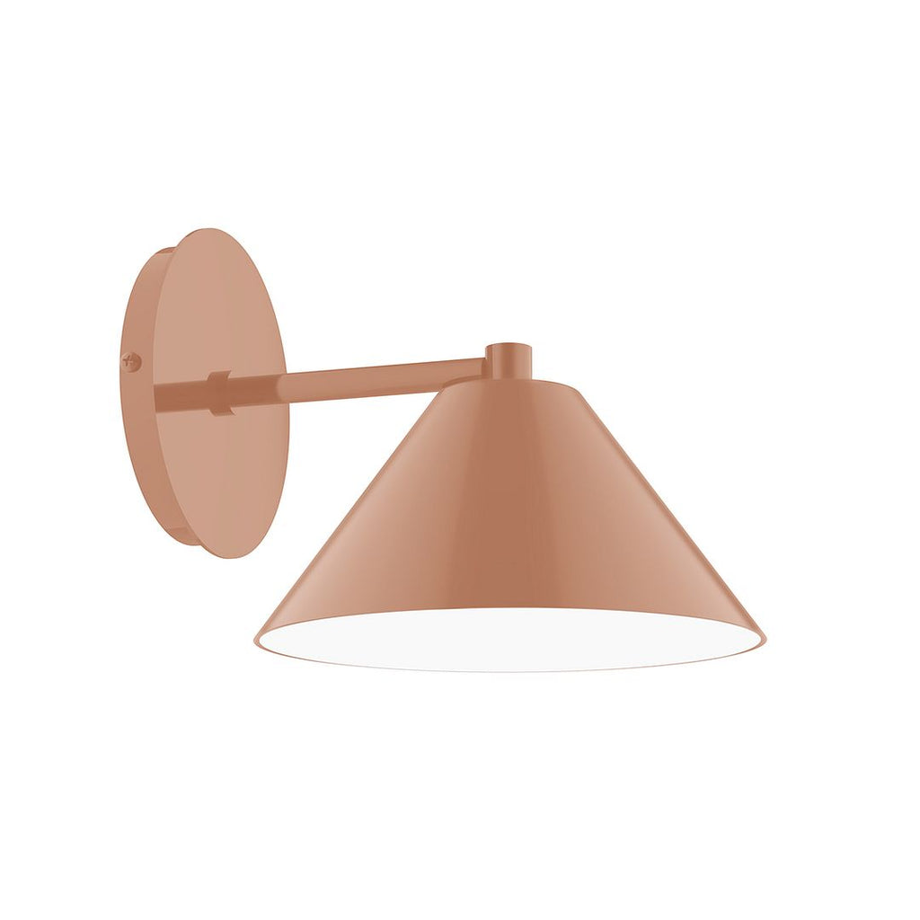 8" Axis Mini Cone Wall Sconce, Terracotta - SCK421-19