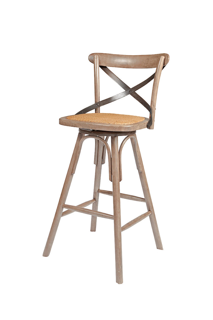 Crossback Counter Stool - Sundried - Set Of 2