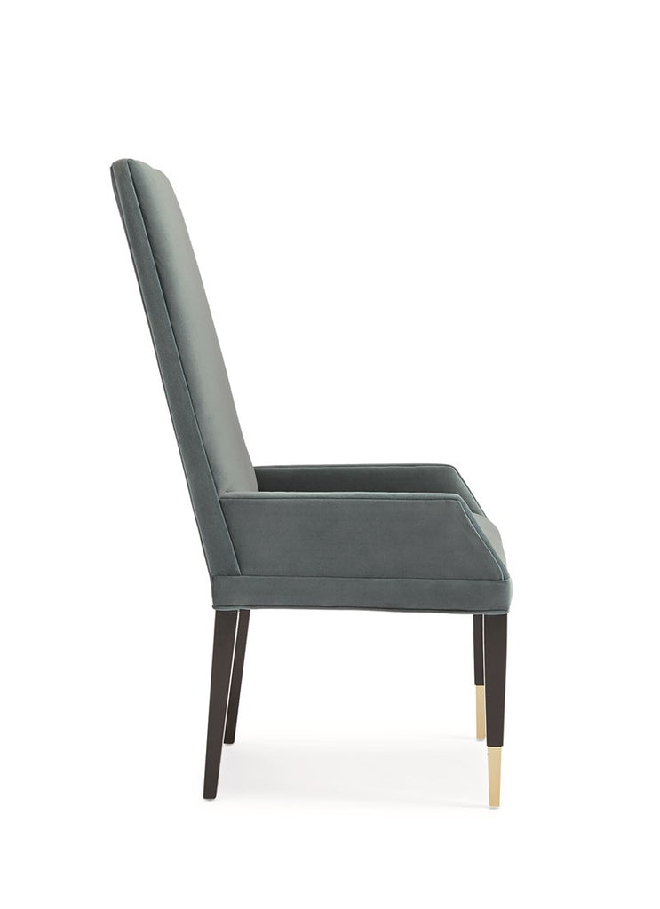 The Masters Dining Arm Chair - Satin Ebony