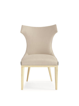 The Urbane Dining Side Chair - Satin Ebony, Majestic Gold