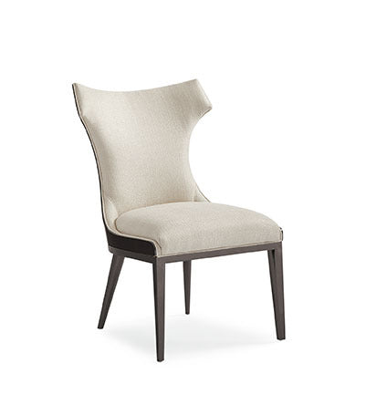 The Urbane Dining Side Chair - Satin Ebony, Deep Bronze