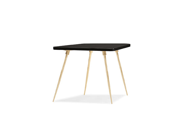 The Trilogy Side Table - Urban Black, Urban Brass