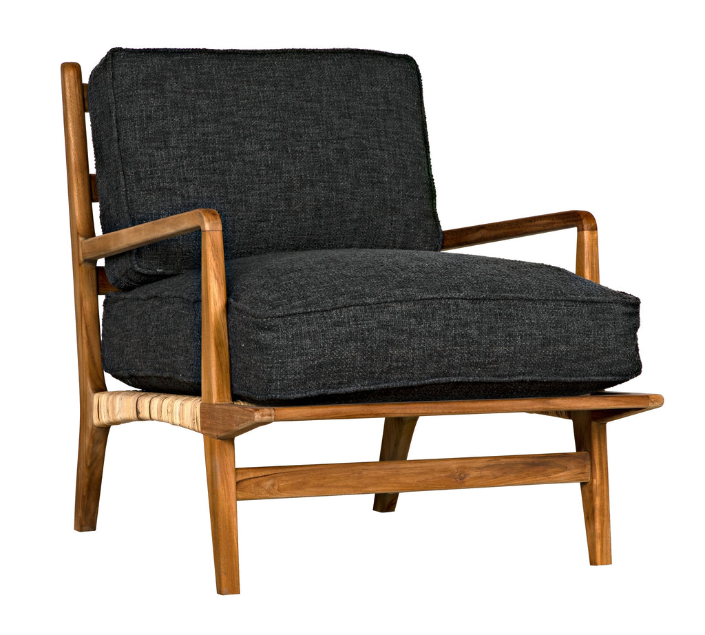 Allister Chair, Gray US Made Cushions