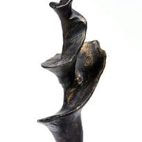 Spiral Small Statue Set of 2 - Bronze Finish