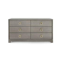 Stanford Extra Large 6-Drawer - Taupe Gray