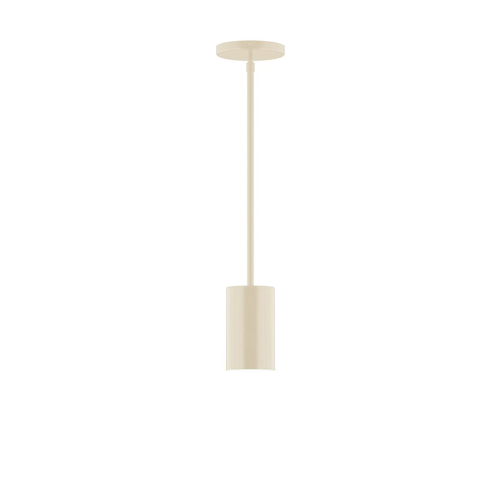 3.5" X 6" Axis Mini Cylinder Stem Hung Pendant, Cream - STG425-16