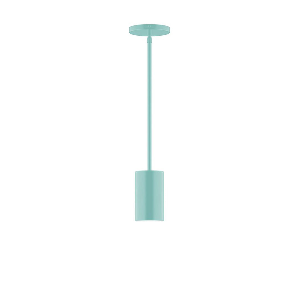 3.5" X 6" Axis Mini Cylinder Stem Hung Pendant, Sea Green - STG425-48