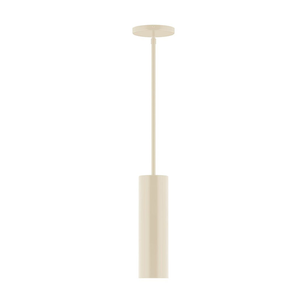 3.5" X 12" Axis Mini Cylinder Stem Hung Pendant, Cream - STG426-16