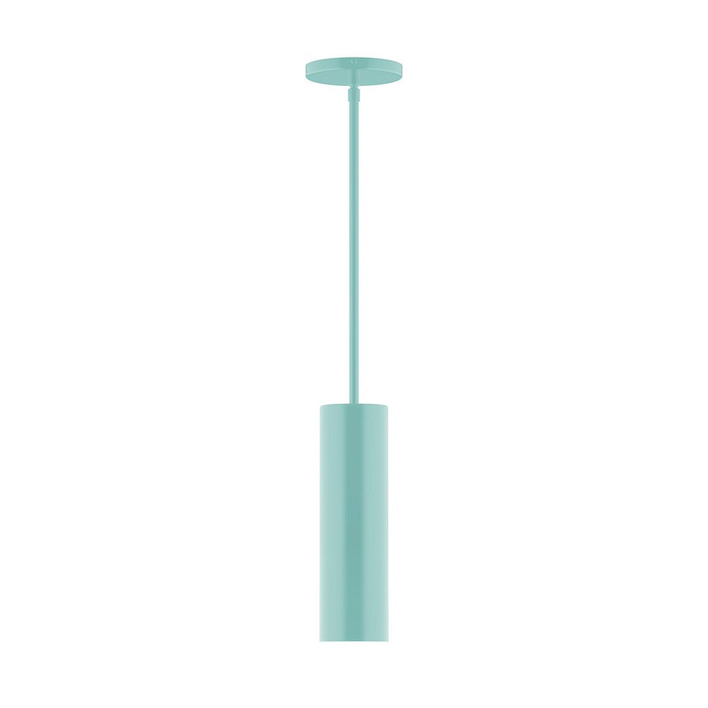 3.5" X 12" Axis Mini Cylinder Stem Hung Pendant, Sea Green - STG426-48