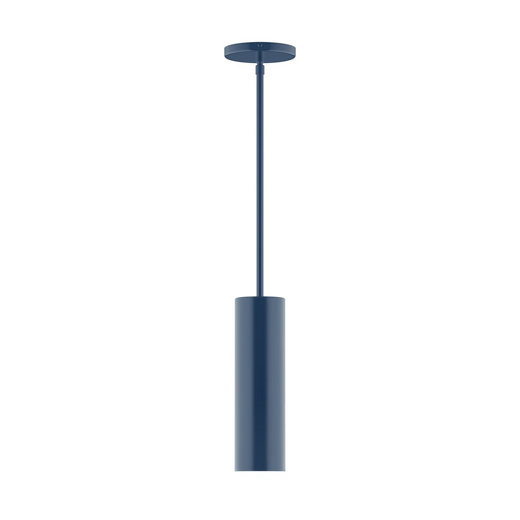 3.5" X 12" Axis Mini Cylinder Stem Hung Pendant, Navy - STG426-50