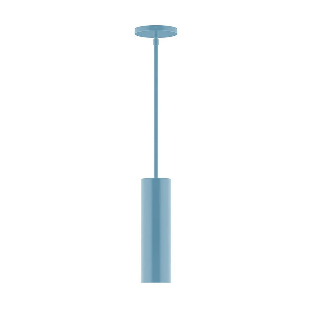 3.5" X 12" Axis Mini Cylinder Stem Hung Pendant, Light Blue - STG426-54