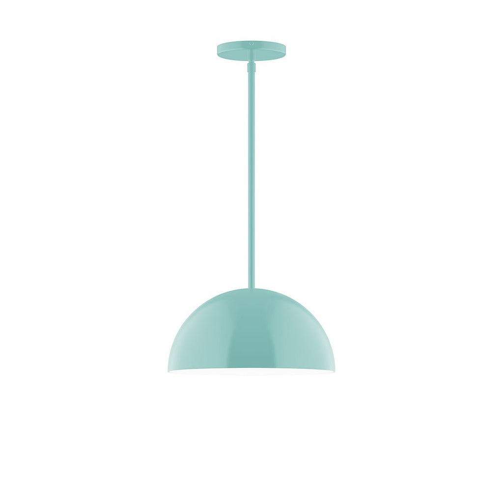 12" Axis Dome Stem Hung Pendant, Sea Green - STG432-48