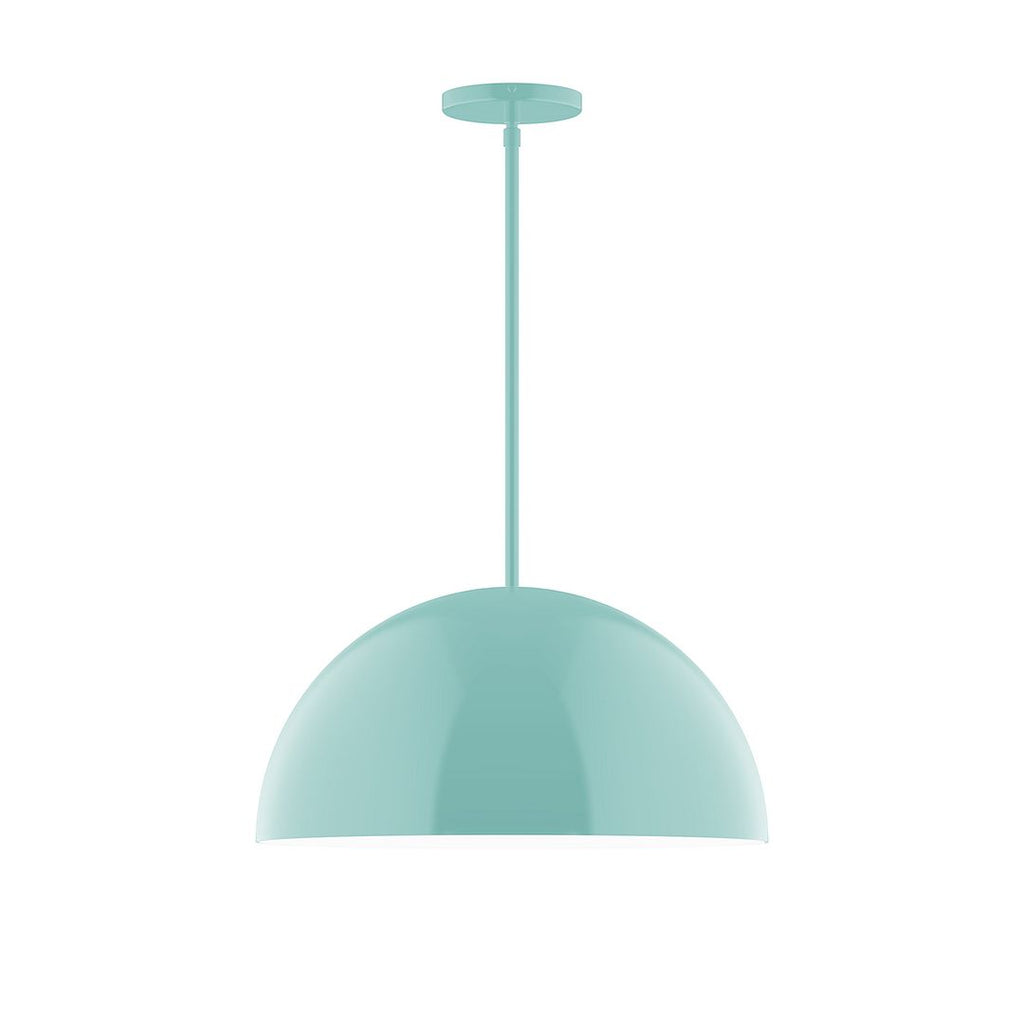 18" Axis Dome Stem Hung Pendant, Sea Green - STG433-48