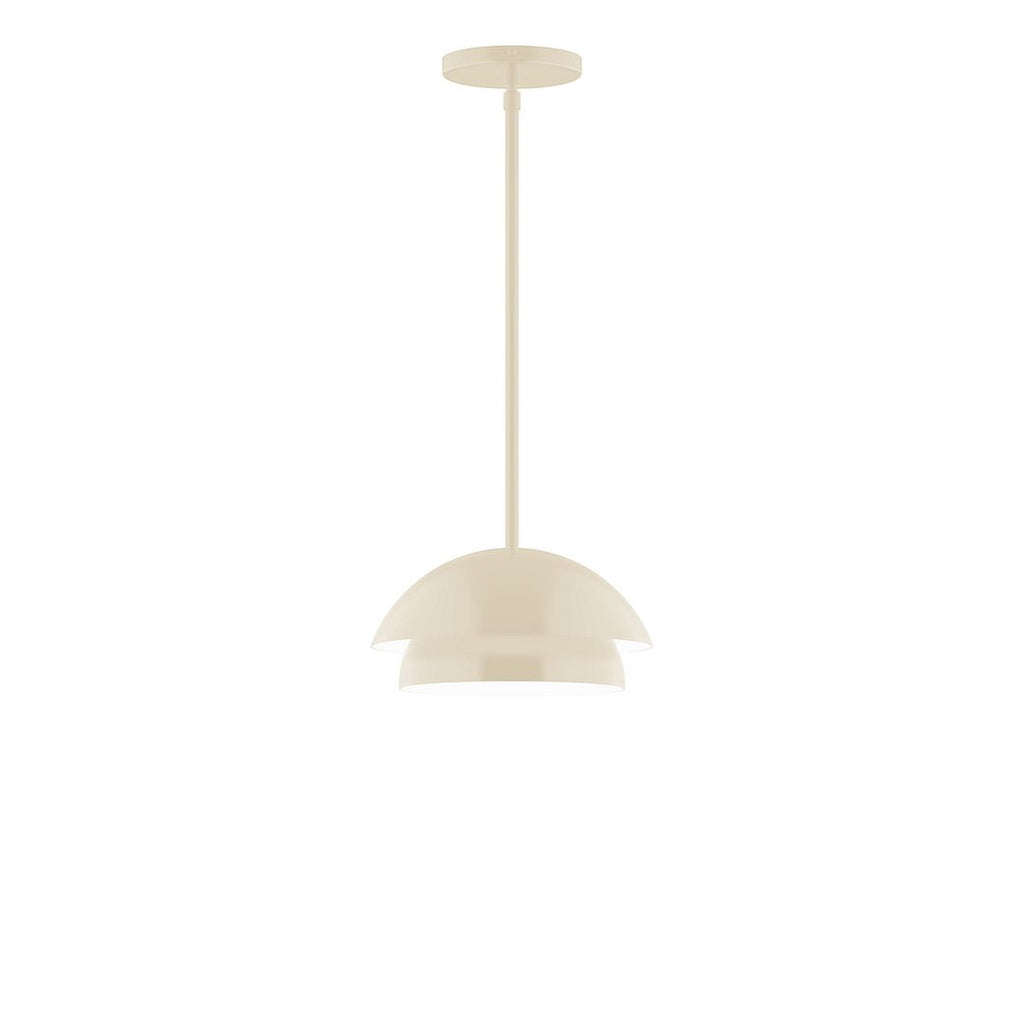 10" Nest Stem Hung Pendant, Cream - STGX445-16