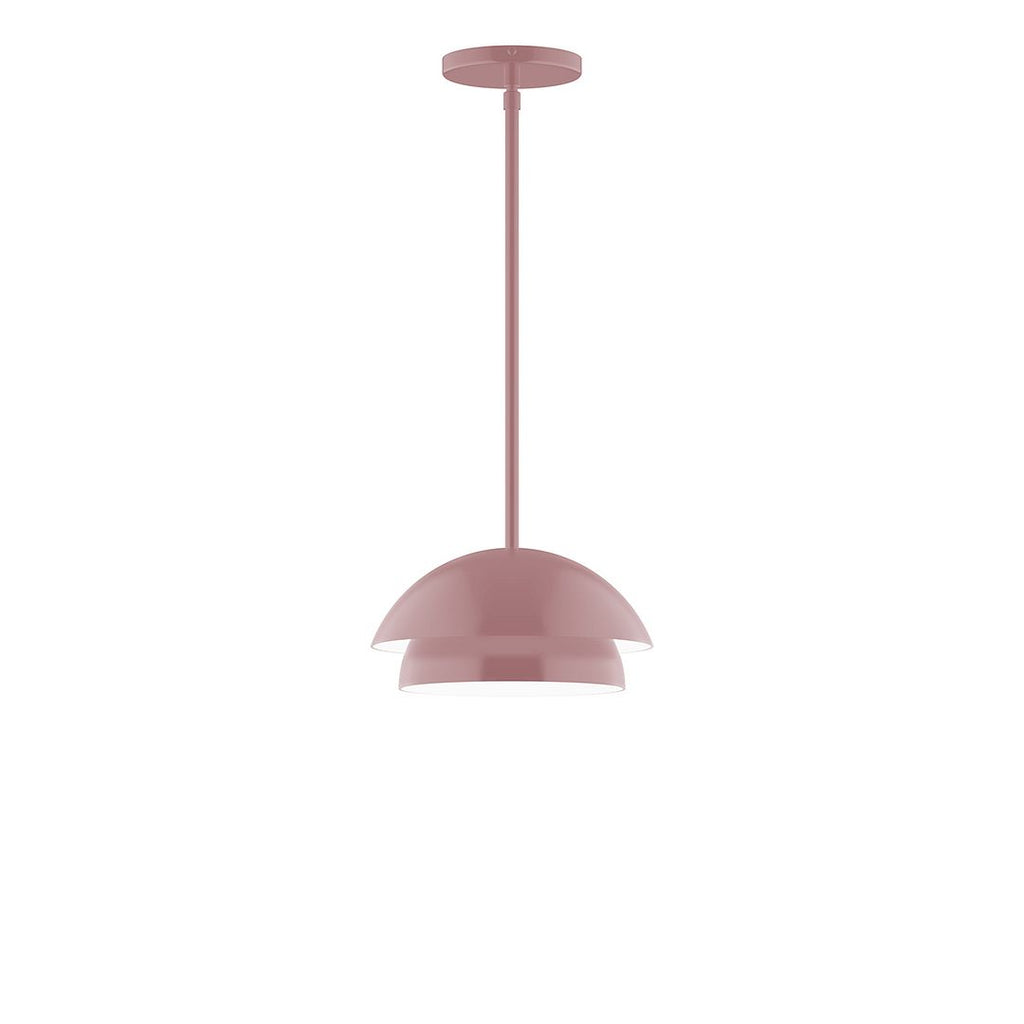 10" Nest Stem Hung Pendant, Mauve - STGX445-20