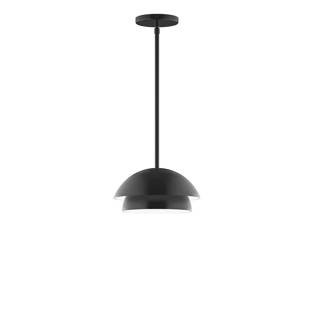 10" Nest Stem Hung Pendant, Black - STGX445-41