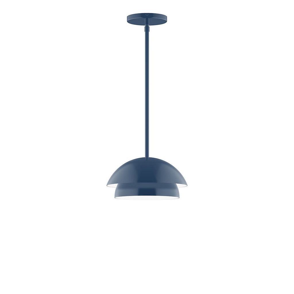 10" Nest Stem Hung Pendant, Navy - STGX445-50