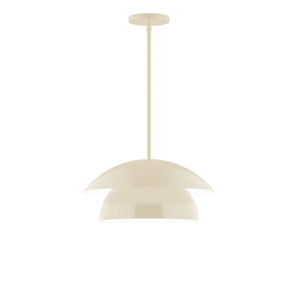 16" Nest Stem Hung Pendant, Cream - STGX446-16