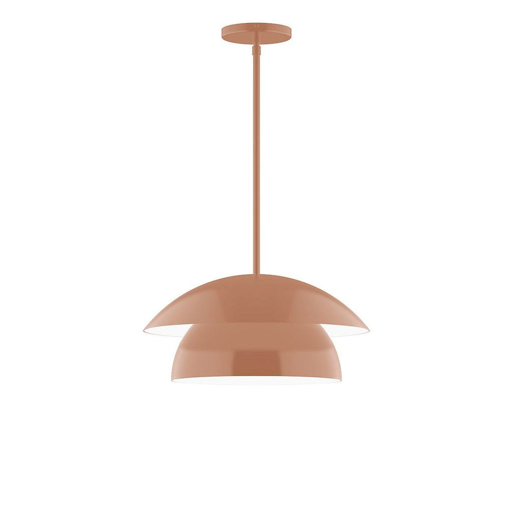 16" Nest Stem Hung Pendant, Terracotta - STGX446-19