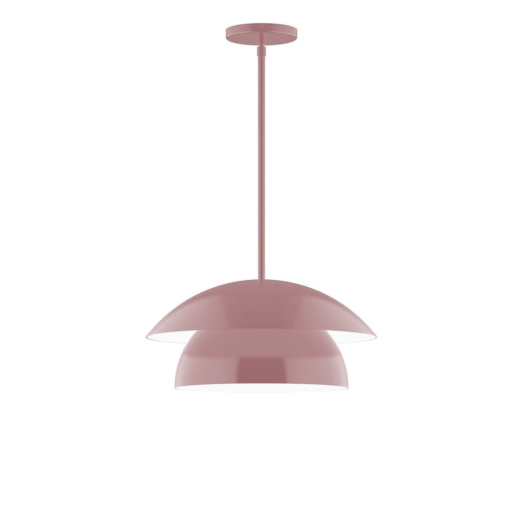 16" Nest Stem Hung Pendant, Mauve - STGX446-20