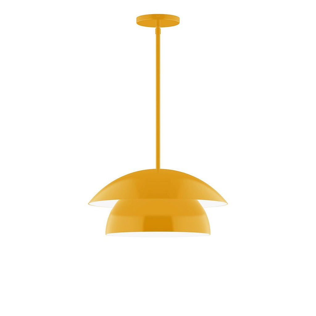 16" Nest Stem Hung Pendant, Bright Yellow - STGX446-21