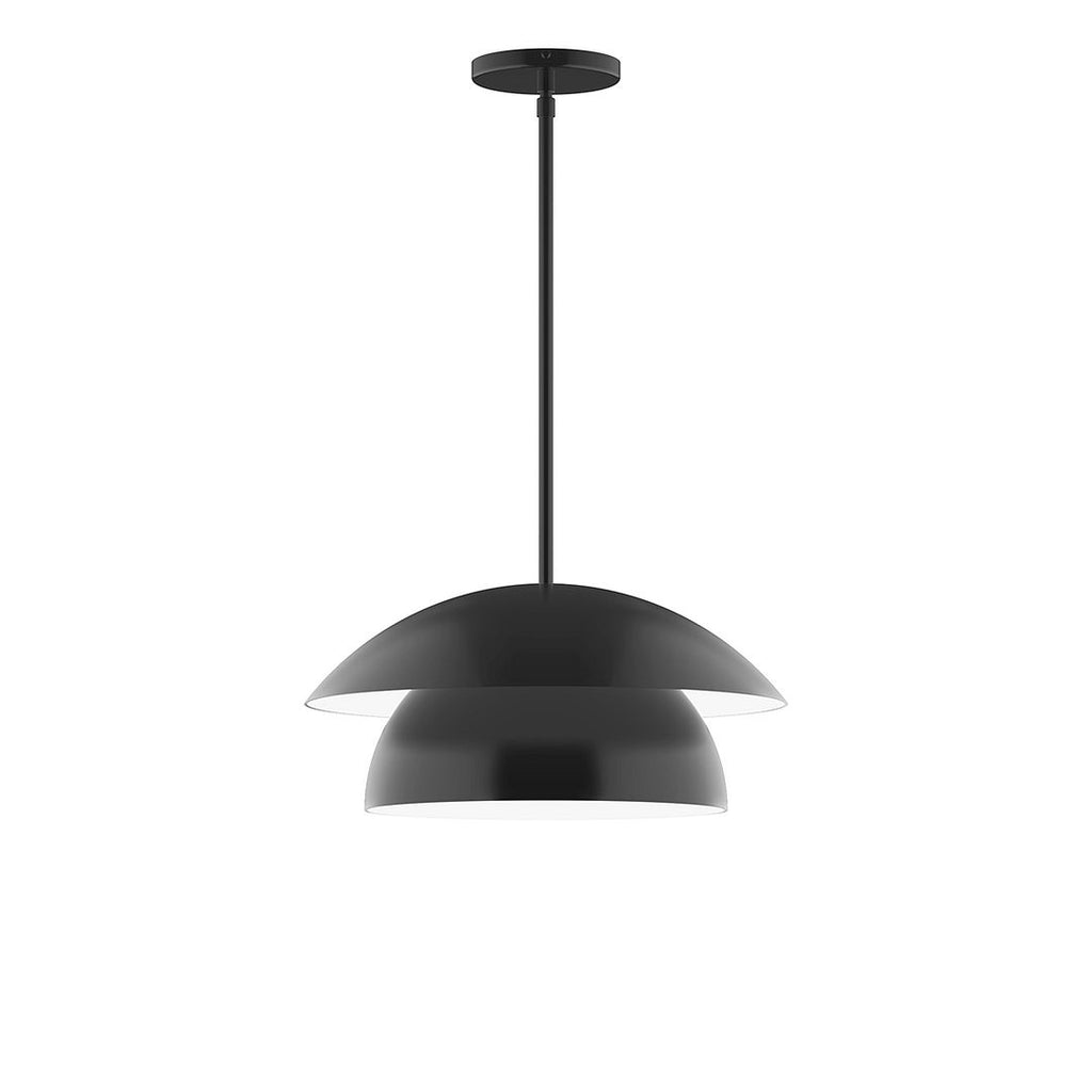 16" Nest Stem Hung Pendant, Black - STGX446-41