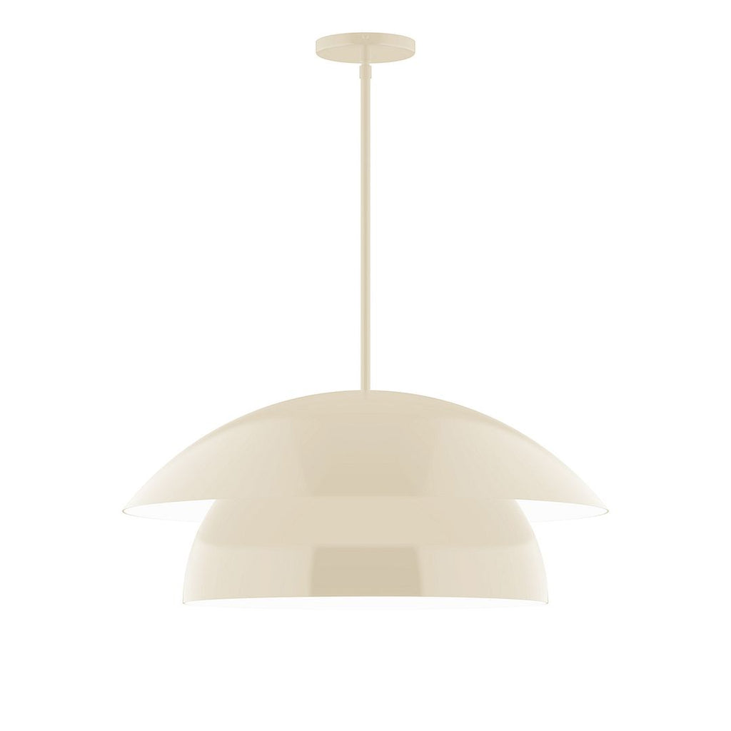 24" Nest Stem Hung Pendant, Cream - STGX447-16