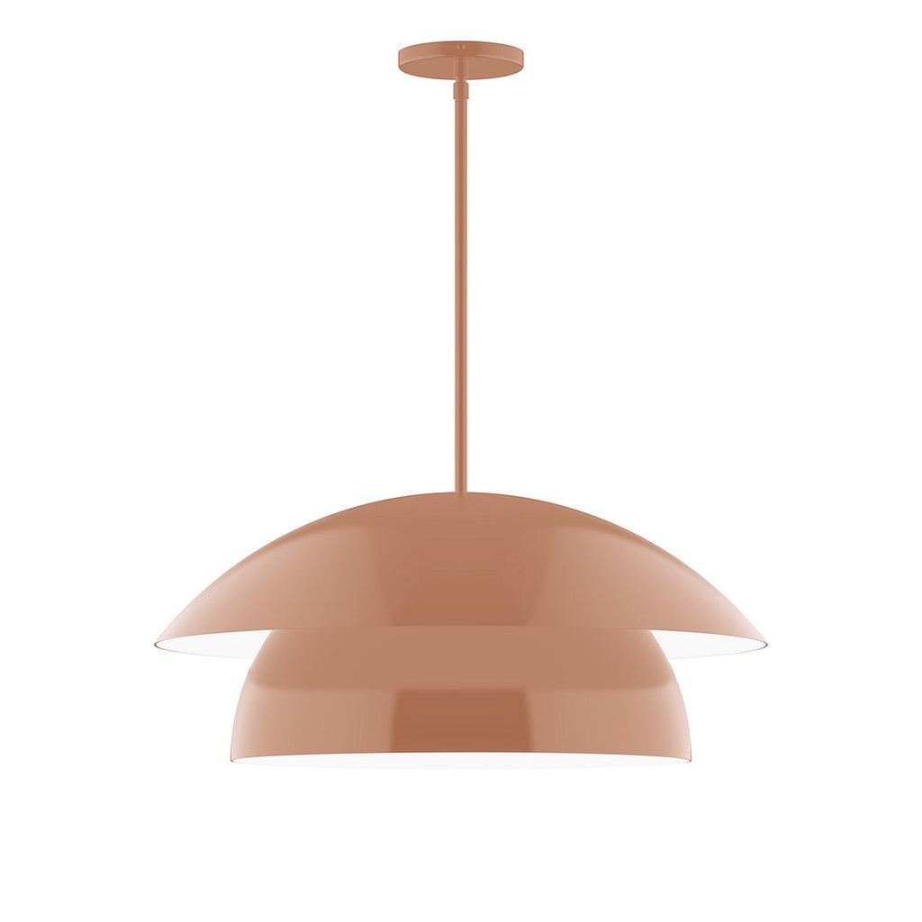 24" Nest Stem Hung Pendant, Terracotta - STGX447-19