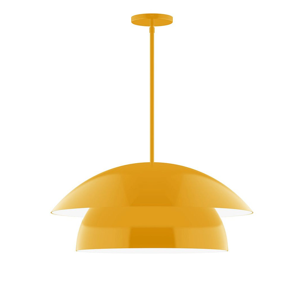 24" Nest Stem Hung Pendant, Bright Yellow - STGX447-21