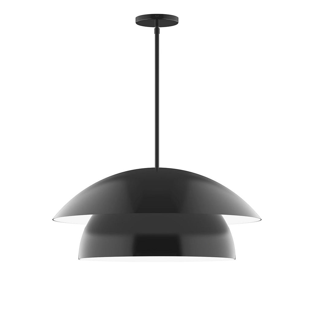 24" Nest Stem Hung Pendant, Black - STGX447-41