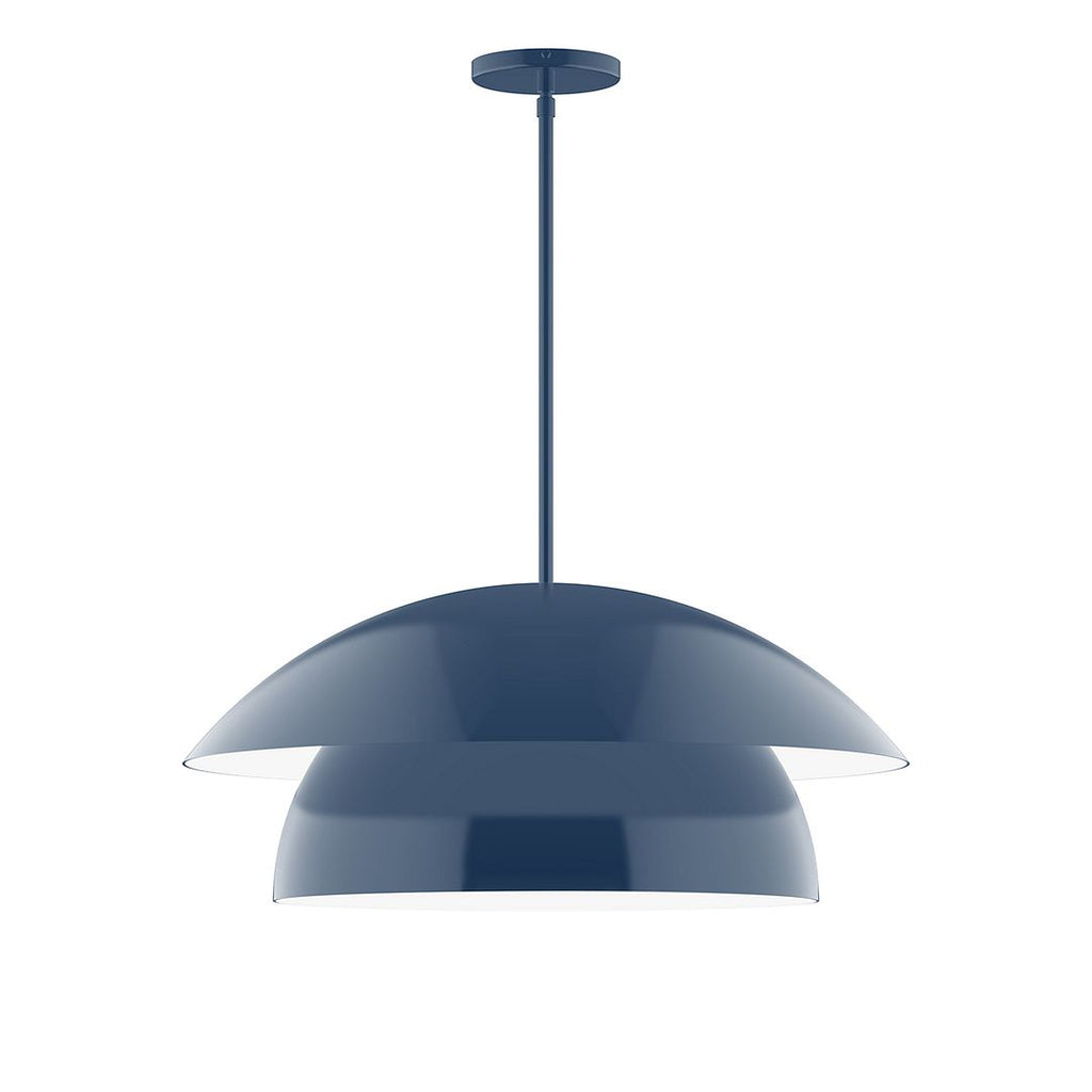 24" Nest Stem Hung Pendant, Navy - STGX447-50