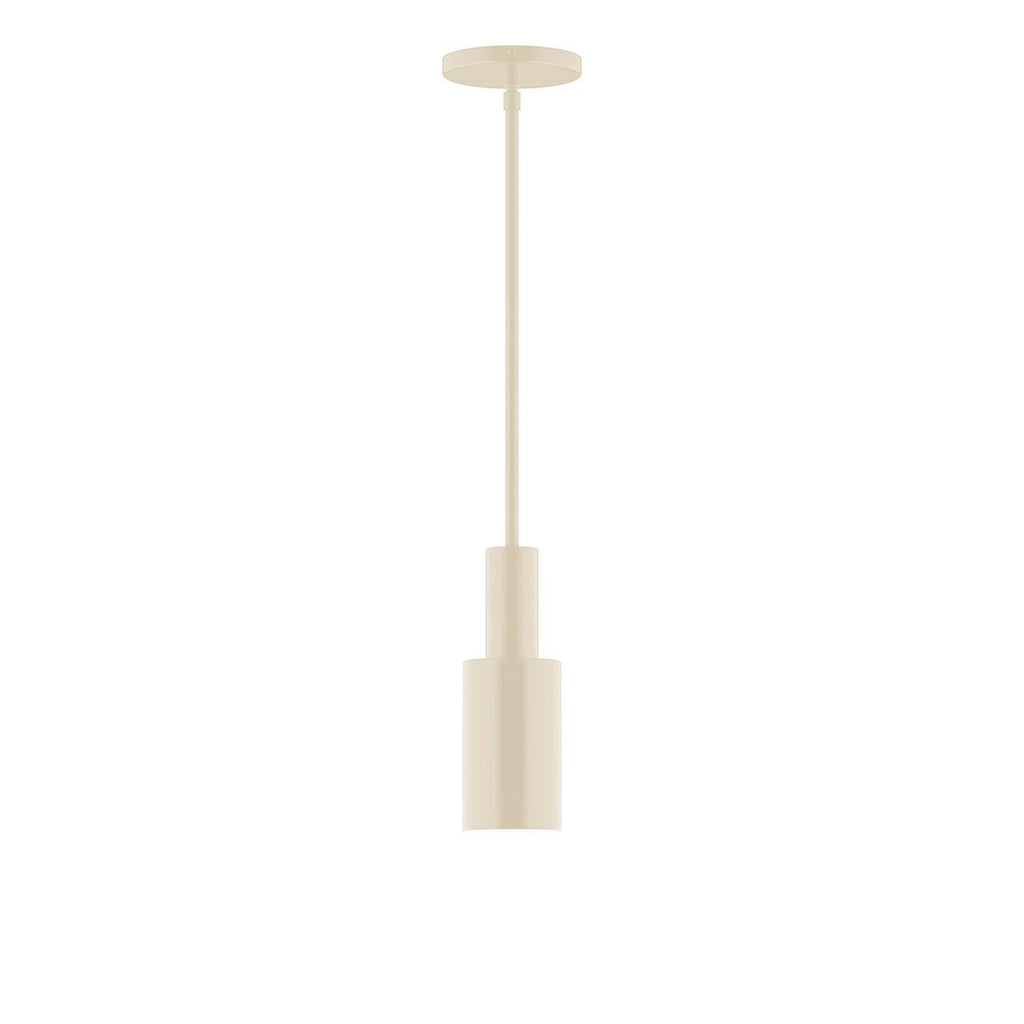 3.5" Stack Mini Cylinder Stem Hung Pendant, Cream - STGX450-16