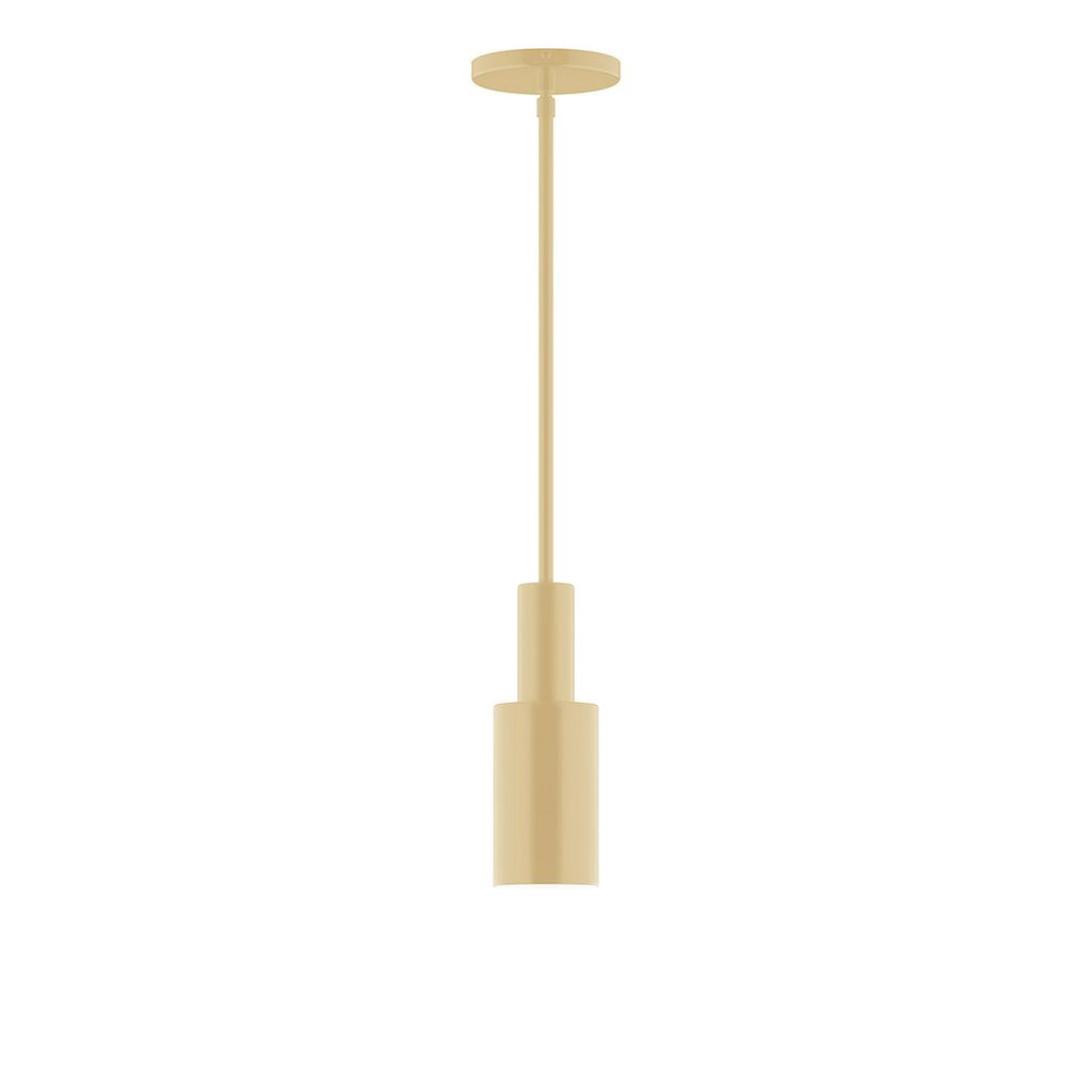 3.5" Stack Mini Cylinder Stem Hung Pendant, Ivory - STGX450-17