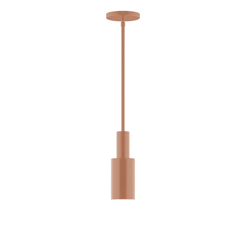 3.5" Stack Mini Cylinder Stem Hung Pendant, Terracotta - STGX450-19