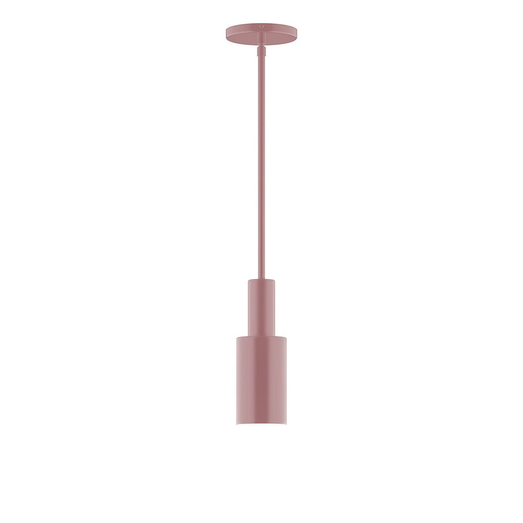 3.5" Stack Mini Cylinder Stem Hung Pendant, Mauve - STGX450-20