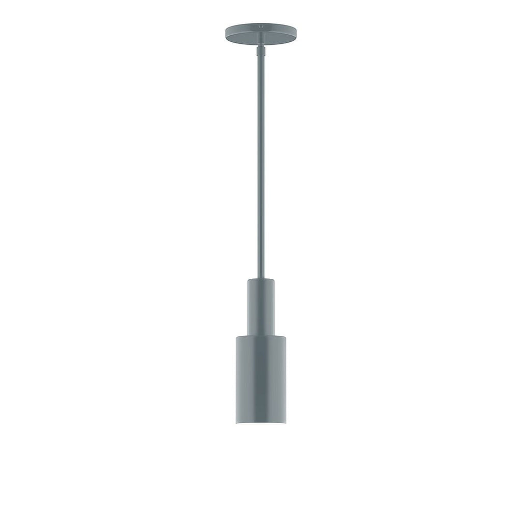 3.5" Stack Mini Cylinder Stem Hung Pendant, Slate Gray - STGX450-40