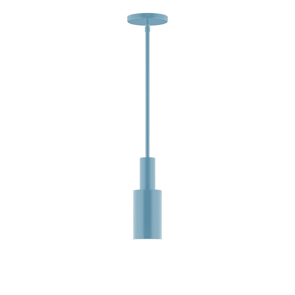 3.5" Stack Mini Cylinder Stem Hung Pendant, Light Blue - STGX450-54