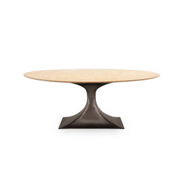 Stockholm Small Oval Table Base - Bronze