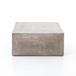 Parish Coffee Table Grey Concrete by Four Hands