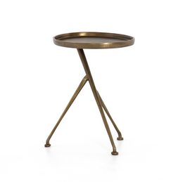 Schmidt Accent Table Brass by Four Hands