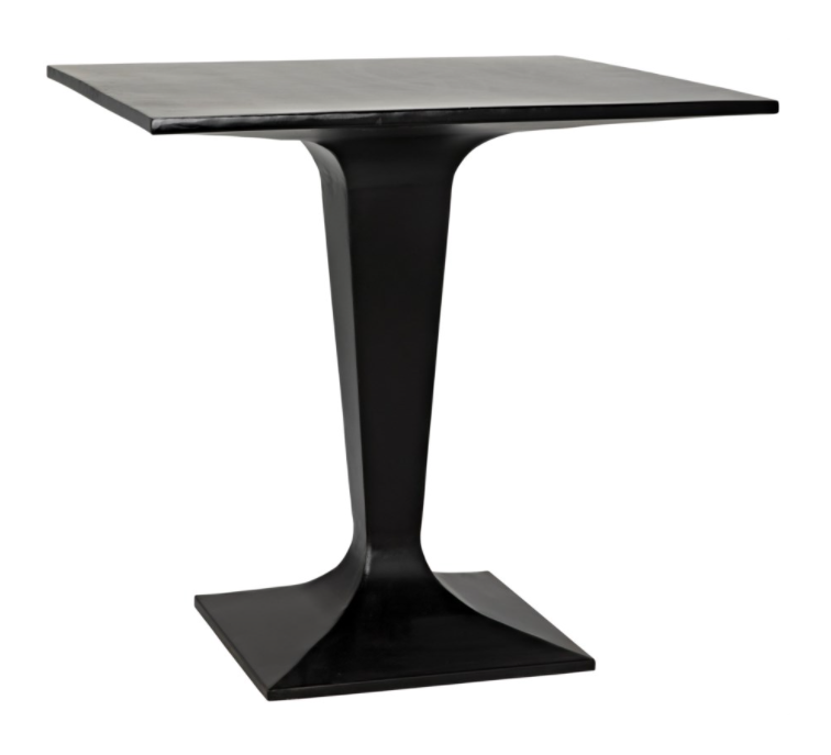 Anoil Bistro Table, Black Metal