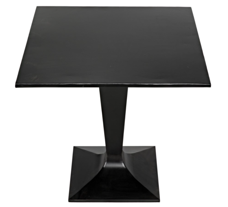 Anoil Bistro Table, Black Metal