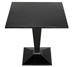 Anoil Bistro Table, Black Metal