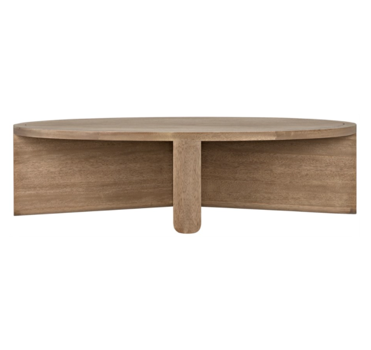 Bast Coffee Table, Washed Walnut