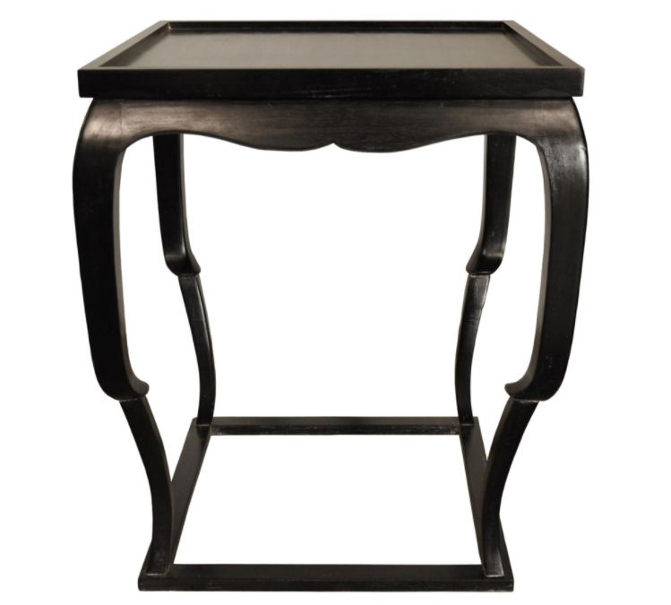 Bellini Side Table, Hand Rubbed Black